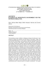 As is take care in malay? Pdf Retirement Village For Malay Muslims