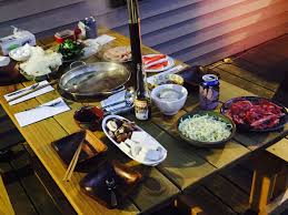 Diy Chinese Hot Pot Patio Table Hot Pot Food Hot