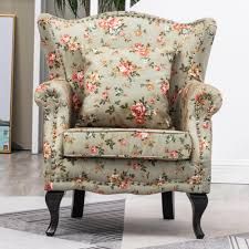 4.5 out of 5 stars 2,679. Fast Ship Country Style Rustic Vintage Floral Fabric Chair Studs Armchair Wing High Back Sofa Accent With Pillow Retro Sofa Buy Armchair Accent Chair Sofa Chair Product On Alibaba Com