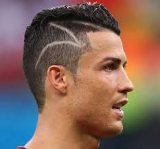 Cristiano Ronaldo Has Zig Zag Hair For Boy With Brain Surgery Ronaldo Haircut Ronaldo Hair Ronaldo New Hairstyle