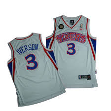Ebay.com has been visited by 1m+ users in the past month Mens Reebok Philadelphia 76ers 3 Allen Iverson Authentic White 10th Throwback Nba Jersey