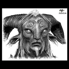 Print 8x10 The Faun Pans Labyrinth Pale Man Fantasy Labyrinth Art Monkey Art Art