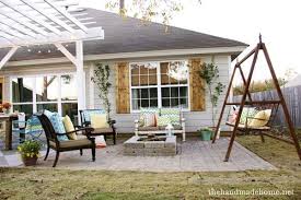 Square paver patio with fire pit. How To Install Patio Pavers And A Fire Pit An Easy Tutorial And Supply List