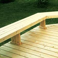 Modern bench for patio and other outdoor applications. Building Benches For Your Deck You Can Do It