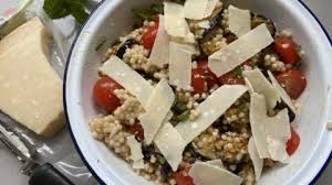 Israeli couscous, also known as pearl for it's perfectly round and dainty appearance, is a nice way in most cases yes, especially as a plain side dish or when incorporated into a chilled couscous salad. Aubergine Eggplant Tomato And Couscous Salad Kitchen Recipes Cook Eat