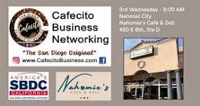 Cafecito Business Networking, National City 3rd Wednesday
