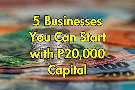 5 Businesses You Can Start With P20 000 Capital Business Ideas Philippines Small Business Ideas Philippines Business