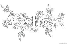 Perfect gift for yourself or any stressed out human. Funny Adult Coloring Pages Curse Word Free Printable 2020 622 Coloring4free Coloring4free Com