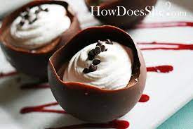Chocolate Mousse Easter Egg Crowd Pleaser Recipe Desserts Easter Eggs Chocolate Easter Treats