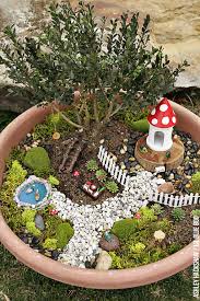 When you're done, accessorize with cute items that look like something a fairy would use. Fairy Garden Ideas How To Make A Bonsai Tree Fairy Garden
