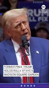 Former Pres. Trump shared a "message of hope" with his supporters