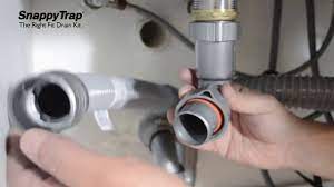 The premier copper vessel installation kit includes a large rubber and galvanized washer. Snappy Trap How To Install All In One Drain Kit For Double Bowl For Kitchen Sinks Youtube