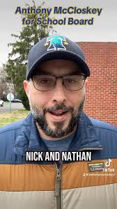 My friend Anthony McCloskey is running...