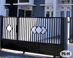 Inspirasi pagar rumah minimalis murah dan tampil lebih elegan kumpulan desain dan denah rumah silahkan klik. Jual Original Product Pagar Besi Minimalis Bagus Dan Murah 2 Rumah Tangga Lain Lain Jbb023 Di Lapak Murahperkakas Bukalapak