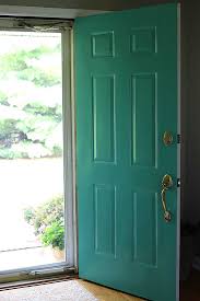 Painting a six panel door. How To Paint A Front Door Without Removing It House Of Hawthornes