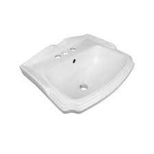 Let's take a look at what we found out. Small Wall Mount Bathroom Sink White China Centerset Faucet Boring With Overflow And Backsplash Space Saver Mounting Hardware Included Amazon Com