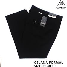 Celana Formal Pria Hitam Celana Sopan Celana Kain Pria Hitam Murah Celana Formal Pria Reguler Shopee Indonesia