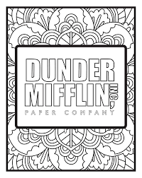Get crafts, coloring pages, lessons, and more! The Office Themed Coloring Pages 5 Pack Buy Online In Faroe Islands At Faroe Desertcart Com Productid 126826378
