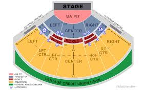 48 Explanatory Seating Chart For Verizon Wireless Amphitheater