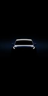 2019 Tesla Model Y Dark Minimal 1080x2160 Wallpaper Tesla Model Tesla Black Car
