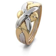 4.4 out of 5 stars 13. Puzzle Ring 14k Two Tone Gold 4 Band Puzzle Ring 4b141 2t Etsy