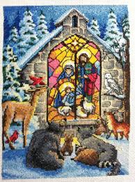 Embroidery designs needlework cross stitch art christmas stockings stitch needlepoint patterns christmas embroidery cross stitch stocking christmas pattern. Stained Glass Nativity Scene Took About Three Months Cross Stitch Angels Cross Stitch Cross Stitch Tree