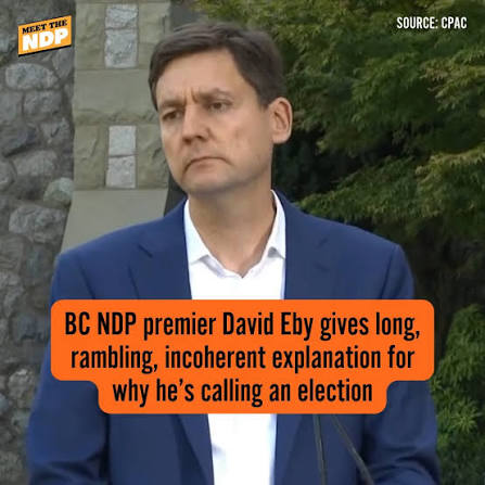 WATCH: This reporter summed up David Eby's pitch to BC voters with one simple and SCATHING question. 😂