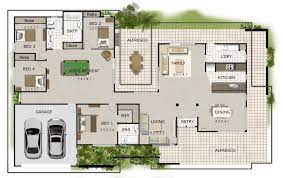 270m2 4 Bed Acreage Style House Plan 4 Bedrooms House Plan Colonial House Plans House Plans Australia Single Storey House Plans