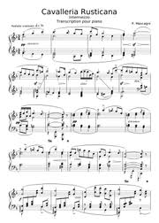 Ave maria mascagni, pietro voice soprano, flute, violin, viola, cello, piano. Dr Sheet Music Mascagni Cavalleria Rusticana Intermezzo