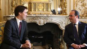 Le mirage de l'union nationale. Le Premier Ministre Rencontre Le President Francois Hollande Pour La Premiere Fois Premier Ministre Du Canada
