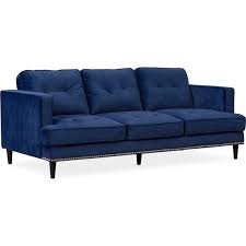 Parker Sofa 2 Chairs And Ottoman Set Indigo Value City Furniture And Mattresses Chic Furniture White Furniture Living Room Furniture