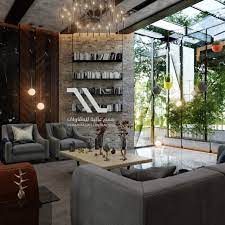 حديقة خارجية تم فتحها على احد مجالس الفلا home decor decor furniture