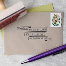 Ribbon Banner Rsvp Stamp Mail Art Envelopes Snail Mail Art Envelope Art