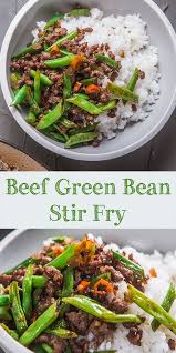 Beef Green Bean Stir Fry Beef And Green Beans Recipe Pasta Dinner Recipes Healthy Recipes