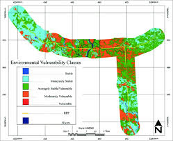 environmental vulnerability chart for the estradas parque