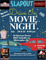 Can you imagine a home control system that lets you interact with visitors at your door while you're out grocery shopping, check camera feeds while you're. Remember Drive In Theatres The Idea Is Alive Well And Free In Slapout Coming Up Karate Kid July 24 Ghostbusters July 25 Elmore Autauga News