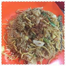 The actual menu of the citra minang masakan padang restaurant. Depot Citra Samarinda Kalimantan Timur