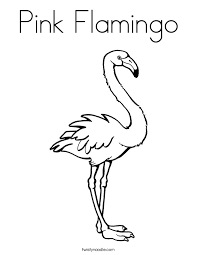 More 100 coloring pages from animal coloring pages category. Flamingo Coloring Page Coloring Home