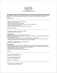 Agricultural Engineer Resume Engineering Resume Basic Resume Manager Resume