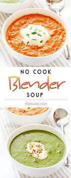 No Cook Blender Soup Recipe Blender Soup Nutribullet Recipes Blendtec Recipes