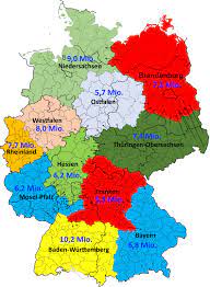 Its capital city is wiesbaden, and the largest urban area is frankfurt. Proposed Reorganisation Of German States Based On Population As Well As Cultural And Economic Criteria 588 X 800px Mapporn