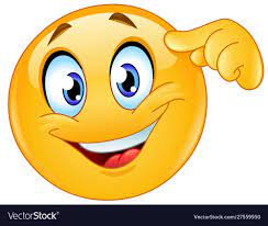 Pointing To Forehead Emoticon Royalty Free Vector Image Emoticon Happy Emoticon Emoticons Emojis