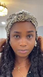 Stripe Pretied Knotted Turban