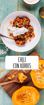Chili Von Kurbis Einfaches Und Schnelles Rezept Fur Ein Fleischloses Herbstrezept Rezepte Essen Rezepte Essensrezepte