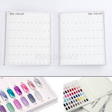 120 Nail Tip Color Display Book Nail Polish Color Chart