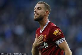 Henderson suffered a groin injury in the merseyside derby against everton. Liverpool Captain Jordan Henderson Impressed By Spirit Daily Mail Online