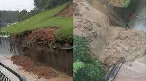 Ahmad mahmod, 60, from kampung banggol kekabu said he was grateful to have received the first dose of vaccine before the monsoon season and. Mudslides Floods Across Singapore As Treacherous Storms Bring Slippery Start To 2021 Coconuts Singapore
