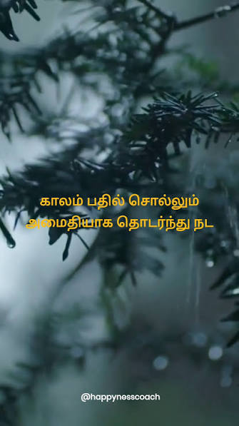 காலம் பதில் சொல்லும்., அமைதியாக, ஆனால் உறுதியாக தொடர்ந்து நட., உன் பயணம்  தான் உன் வலிமை. 💪✨, #TamilMotivation #PositiveTamil #SelfGrowth  #ConsistencyIsKey #StayFocused #BelieveYourself #TamilQuotes ...