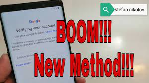 boom samsung galaxy note 9 sm n960f remove google account bypass frp youtube