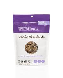 Coconut Cashew Grain Free Granola By Purely Elizabeth Grain Free Granola Gluten Free Granola Baking With Coconut Oil